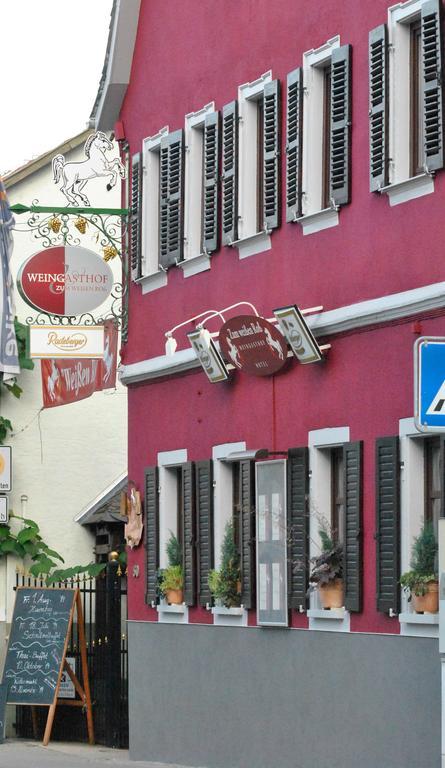 Weingasthof Zum Weissen Ross Osthofen エクステリア 写真
